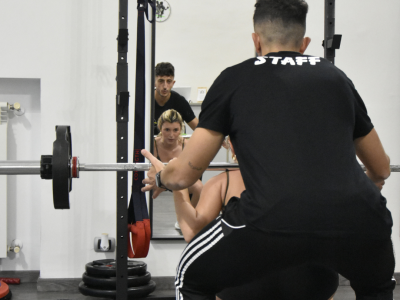 Squat con bilanciere